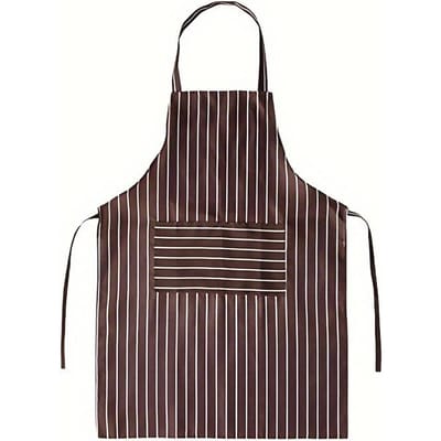 1 STuks Huishoudelijk Katoenen Schort Heren en Dames Restaurant Koffieshop Waterdicht en Oliebestendig Werkenschort Keuken Gestreept Kookschort