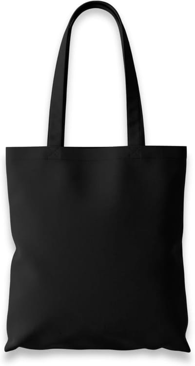 Bag 100% Katoen – Stoffen Tas 38×42 cm met Lange Hengsels | Herbruikbare & Wasbare Shopper | Stevig, Licht & Ideaal voor Boodschappen of Dagelijks Gebruik | Wonky Line