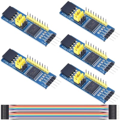 5-delige I/O Expander Module met DuPont Kabel voor Arduino en Raspberry Pi - PCF8574 I2C Uitbreidingskaart voor Sensoren en Projecten