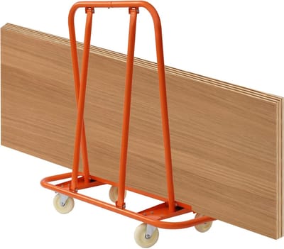 Plaatlift Droogbouw - Plaatwagen - Materiaal Transport - 1000 kg Draagkracht - 117 x 58 x 119 cm - Oranje