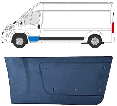 Reparatiepaneel voor deur voor Opel Movano 2021-2026 / Links