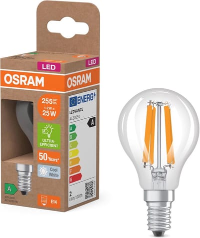 Energiezuinige LED Lamp E14 1,2W 255lm Koudwit 4000K Beleef comfort met duurzame verlichting