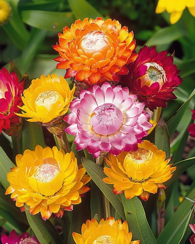 2 sets - Hoge Strobloem Zaden Monstrosum Helichrysum Bracteatum Eenjarig