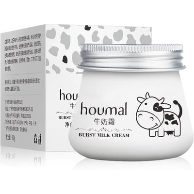 HOUMAI Milk Cream Hydraterende en voedende gezichtscrème Lotion Burst Milk Cream 80g gray