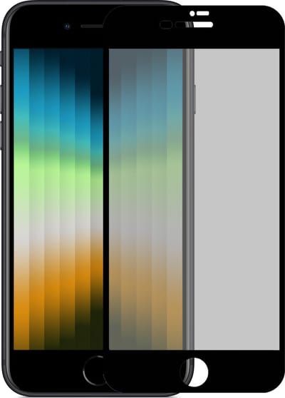 Screenprotector - Geschikt voor Apple iPhone SE (2022) - Privacy Filter - Beschermglas - Gehard Glas - Tempered Glass - Screen Protector - Anti Spy - Full Display Cover