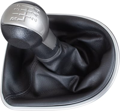 Modecar - Versnellingspookknop - Zwart-Beige - 6 Versnellingen - Seat Altea/Leon II/Toledo III