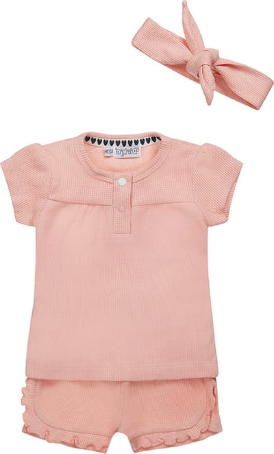 Dirkje R-SMILE Meisjes Kledingset - Pink - Maat 80