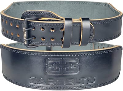 Barbelts Lifting Belt - Premium Black - Volledig van leder