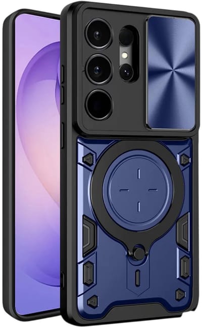 Hoesje geschikt voor Samsung Galaxy S26 Ultra - Techsuit CamGuard Pro Back Cover - Blauw
