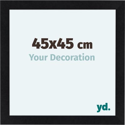 Your Decoration - Fotolijst 45x45 cm - MDF - Zwart Mat - Como
