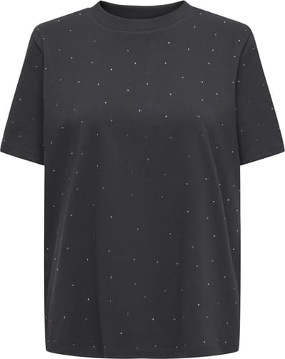Only Dames T-Shirt regular fit Zwart S Ronde Hals Volwassenen