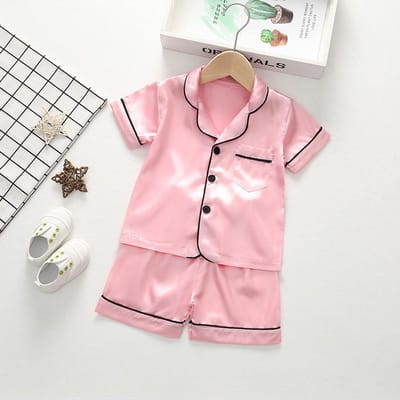 Nieuwe Zomer Baby Meisjes Kleding Pak Kinder Slaapkleding Shirt Korte Broek 2 Delen/Sets Kinder Jongens Pyjama Peuter Kostuum Baby Trainingspakken 12M