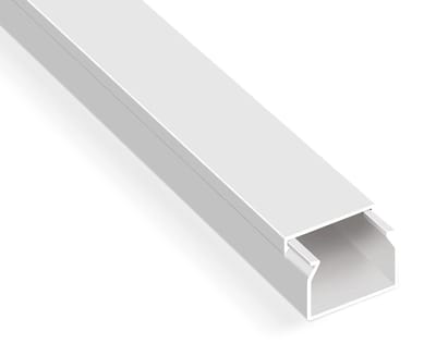 Kabelgoot/ leidinglijst 2X1 M wit 25X 16mm