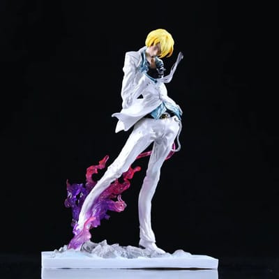 One Piece Anime Figuur Vinsmoke Sanji Staand en Trappend Model Pvc Standbeeld Collectie Bureau Decoratie Ornament Duurzaam Speelgoed