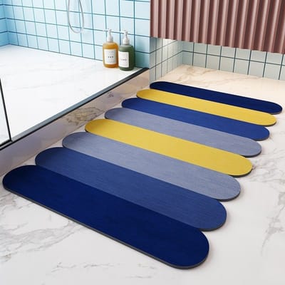 Nordic Diatomeeënaarde Mat Badkamer Absorberende Antislip Mat Toilet Entree Mat Toiletdeur Deur Sneldrogende Mat 45x70cm