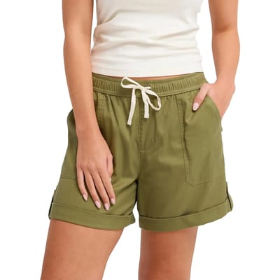 Roxy Sweetest Day Korte Sportbroek Groen L Vrouw