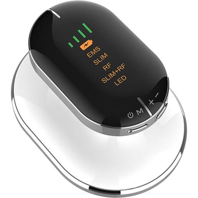 4-in-1 Cellulitis Massager Verwijderaar Lichaamsvorming 4 iMachine Draadloze Elektrische Lichaamsafslankende Massage voor Buik Taille Arm Been Billen wit