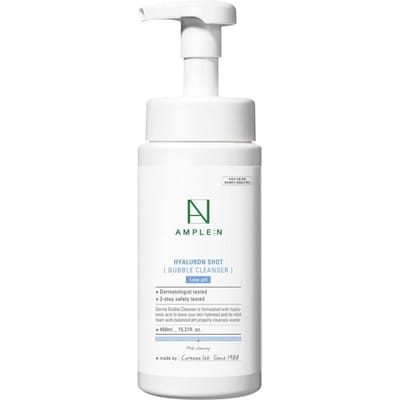 UITGEBREID:N Hyalruon Shot Bubble Cleanser 450ml +WILLEKEURIG CADEAU white
