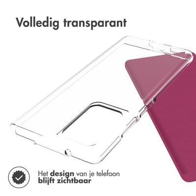 Accezz Hoesje - Geschikt voor Motorola Edge 50 Fusion - Clear Backcover - Transparant