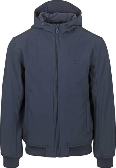 Lyle & Scott Jas Softshell Fleece Navy - Maat S - Heren - Tussenjas