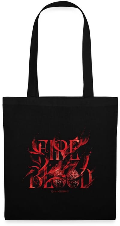 Game Of Thrones Huis Targaryen Fire & Blood Tas Van Stof Schoudertas