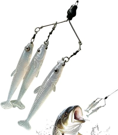 Vis Kunstaas - Zacht Swimbait - Vissen Op Baars - Levensechte Imitatie - 7.5 cm - Niet gespecificeerd