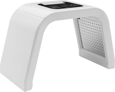 NAVOBIZ Lichttherapielamp - LED lichttherapie - Gezichtslamp - 7 verschillende lichtkleuren - Timer - Ruim behandeloppervlak - Wit