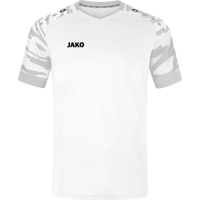 Jako Wild Shirt Korte Mouw Heren - Zilver / Wit | Maat: XL