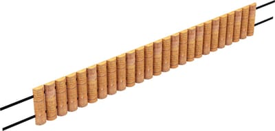 Palissade Rotta borderrand grenen 150 cm houtkleurig