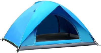 Waterdichte Tent - Kampeertent Vistent - Outdoor Kamperen - Dubbele Laag - 1-2 Persoons - Hemelsblauw