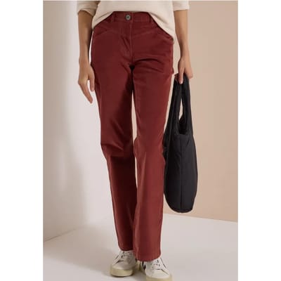 Bootcut-broek met High Waist in Slim Fit