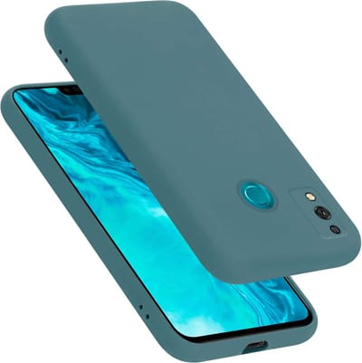 Cadorabo Hoesje geschikt voor Honor 9X LITE in LIQUID GROEN - Beschermhoes gemaakt van flexibel TPU silicone Case Cover