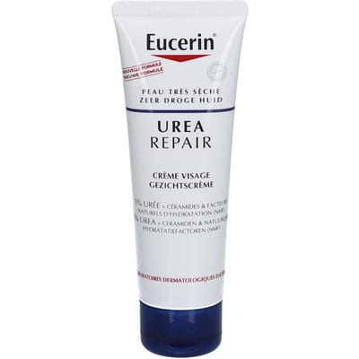 Eucerin UreaRepair Gezichtscrème 5% Urea - Ureum en Ceramide Crème Gezicht voor Zeer Droge Huid - 50ml