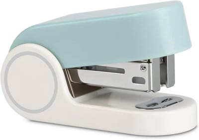 Mini nietmachine - Kantoor nietmachine - Papier nieten - Compact reisformaat - 20 vel capaciteit - Roze