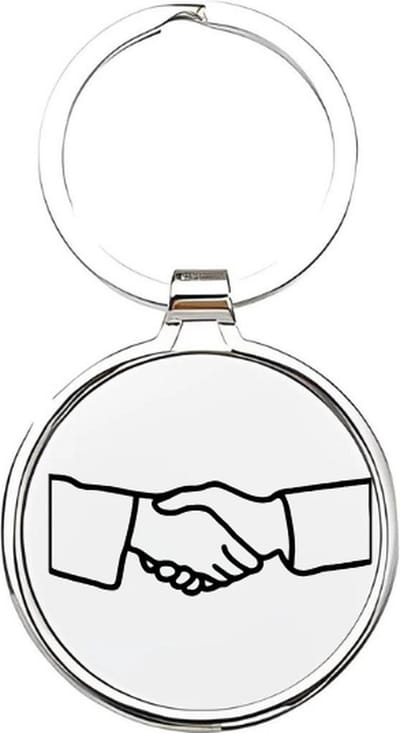 Akyol - makelaar Sleutelhanger - Makelaar - makelaars - makelaardij - werk - huizenmakelaar - huizenjacht - agent - bemiddelaar - 4 x 7,5 CM