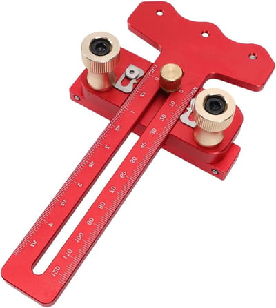 Tafelzaagmal - Houtbewerkingsgereedschap - Smalle Stroken Zagen - 3 Katrol Ontwerp - Tot 7.2 Inch - Aluminium