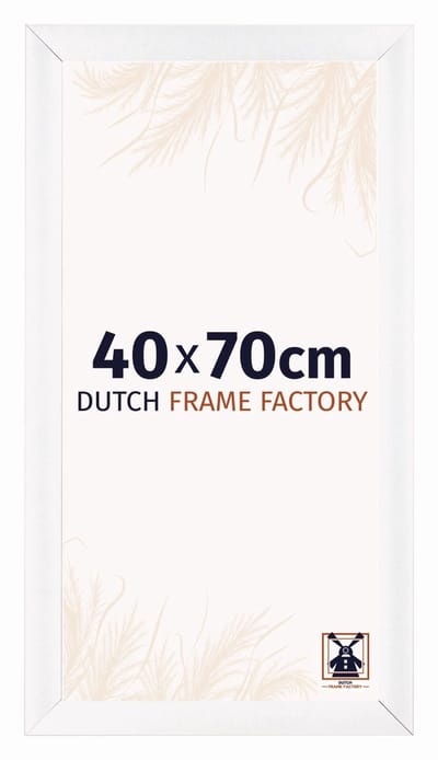 Fotolijst 40x70 cm - MDF - Wit Mat - Praag