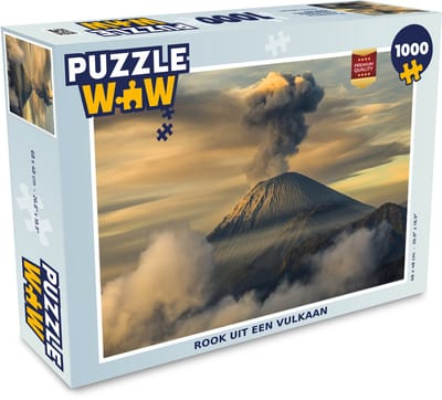 Puzzel Rook uit een vulkaan - Legpuzzel - Puzzel 1000 stukjes volwassenen