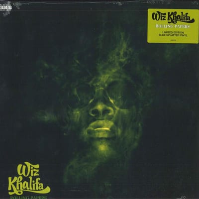 LP Plaat WIZ KHALIFA Rolling Papers Zwart Geel Vinyl 5270991C ATLANTIC 2021 US Rap HipHopRB