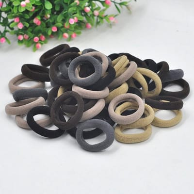 50 Stuks 3cm Duurzame Haarelastiekjes - Color Mix 4 - Haaraccessoire - Voor Meisjes - Haarsieraad - Staart