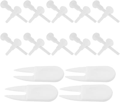 Bal Plug Set - Fitnessbal Accessoires - Oefenballen Onderhoud - Luchtlekkage Voorkomen - Universele Maten - Wit