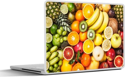 Laptop sticker - 17.3 inch - Kiwi - Banaan - Fruit - 40x30cm - Laptopstickers - Laptop skin - Cover