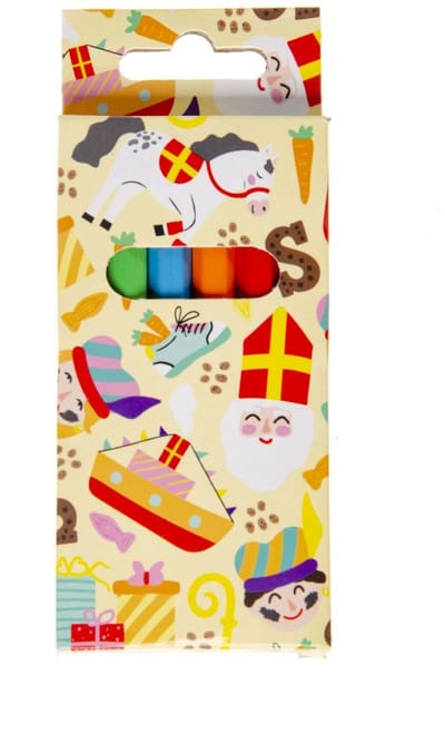 Duckiez Kleurpotloodjes Sinterklaas 6st. - 1 stuk