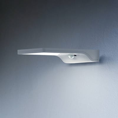 OSRAM Door LED solar lamp wit, IP44, met bewegingssensor, koud wit licht (4000 K), op zonne-energie, voor buiten
