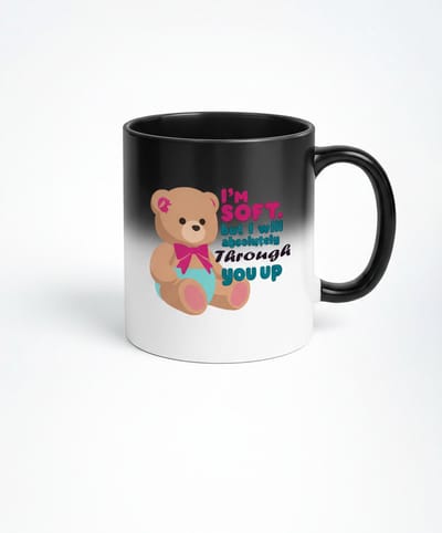 Zachte Teddybeer Magic Mug - Kleur veranderende Mok met Liefdevolle Boodschap