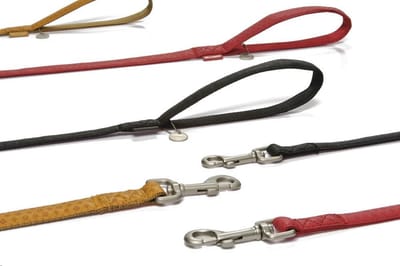 Beeztees - Hondenriem - Mac Leather - Bruin - 120 cm x 20 mm