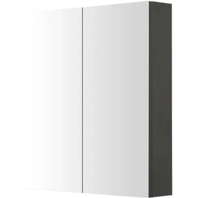Aquazuro Spiegelkast Arezzo 60cm Donkergrijs