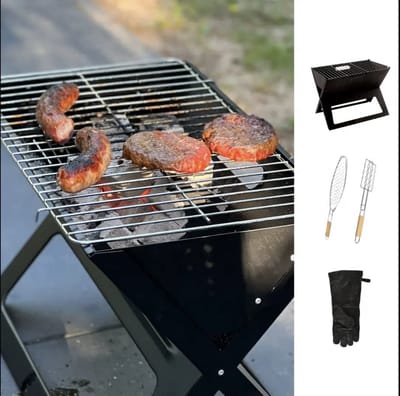 VUUR LAB. BBQ set - Lopend vuurtje van de maand