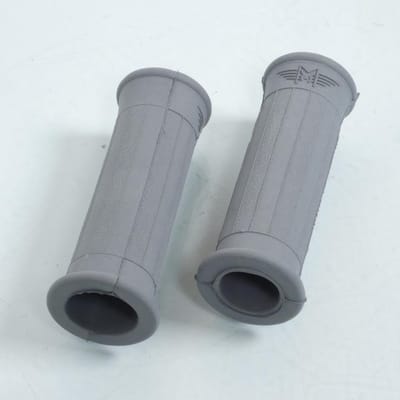 Paire de poignée grise 100mm RSM pour mobylette MBK 50 AV3 Neuf