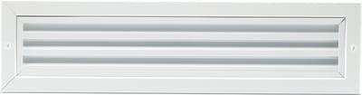Nedco BV Deurventilatierooster 470x121mm aluminium wit